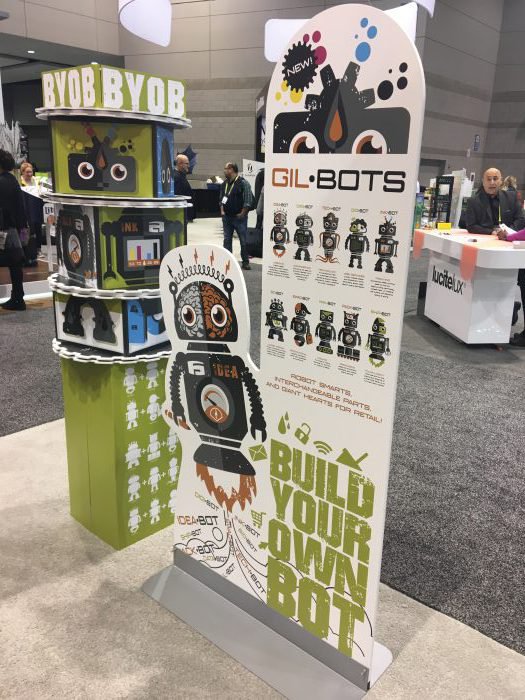 Award Winning Trade Show Booth, Build Your Own Bot