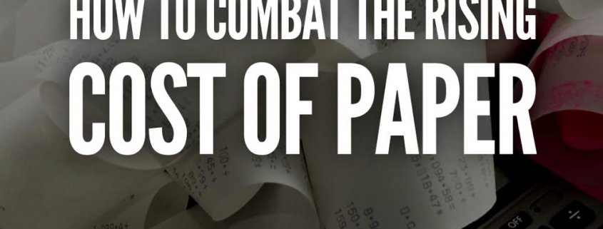 rising cost of paper